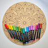 Life of Colour Mandala Painting Kit - In Bloom - Image 3