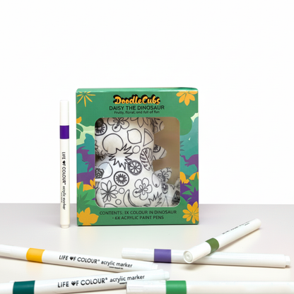 DIY Doodlecubs - Daisy the Dinosaur