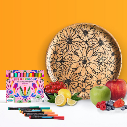 DIY Wooden Tray Kit - Daisies