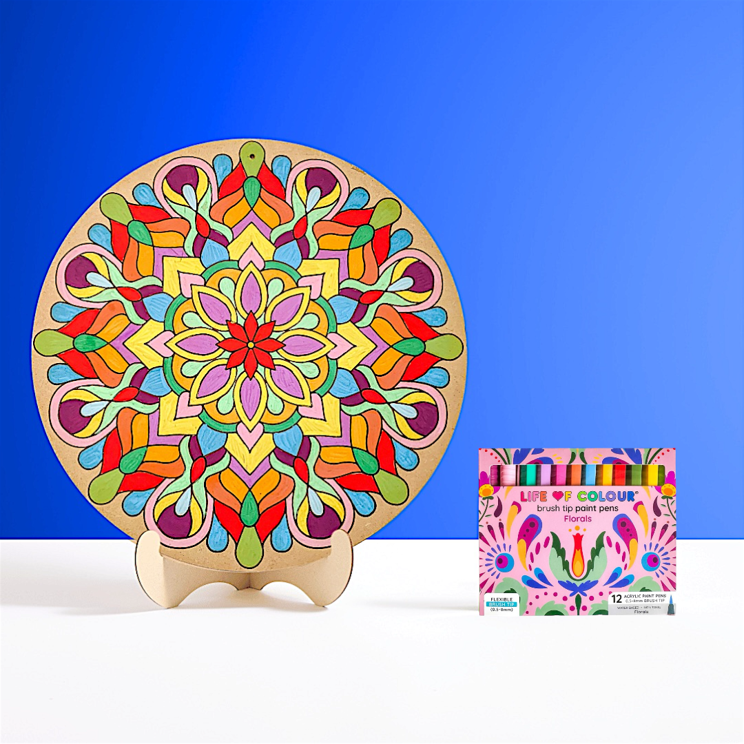 Life of Colour Mandala Painting Kit - The Dancer