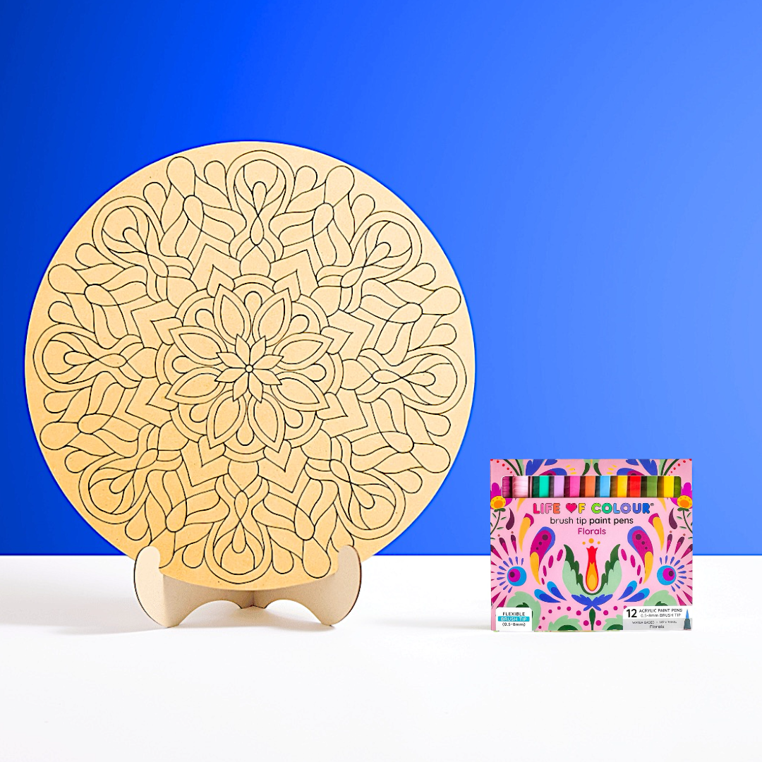 Life of Colour Mandala Painting Kit - The Dancer