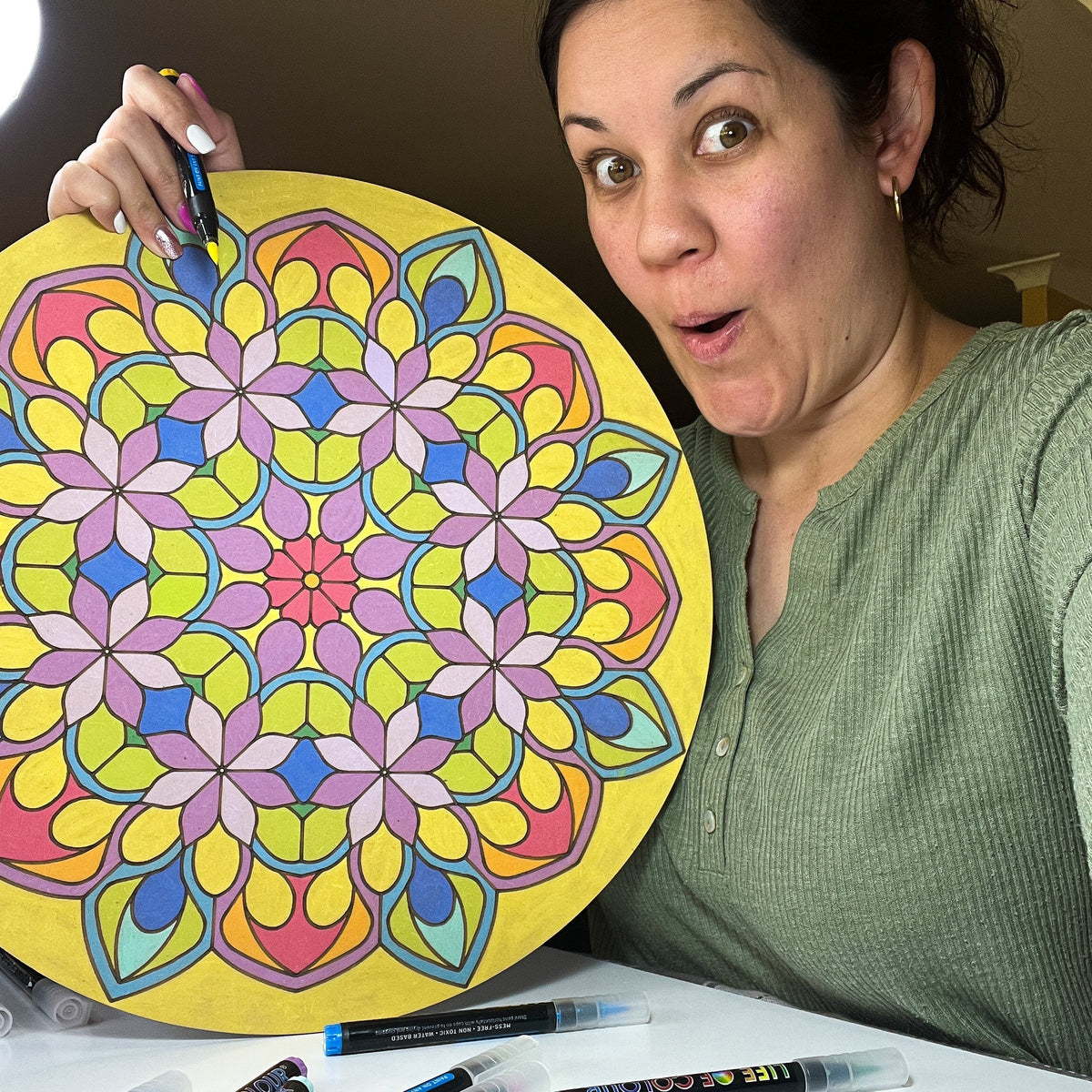 Life of Colour Mandala Painting Kit - The Kaleidoscope (Essentials)