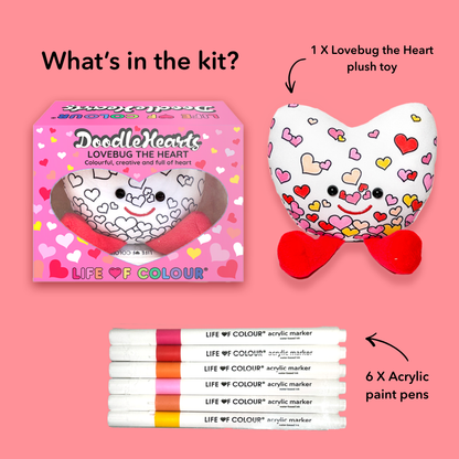 DIY Doodle Cubs - Lovebug the Heart