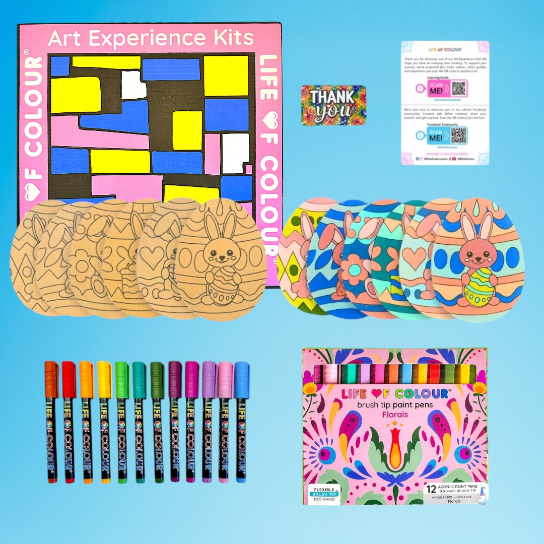 Easter Bunny Coasters Kit - Set of 6