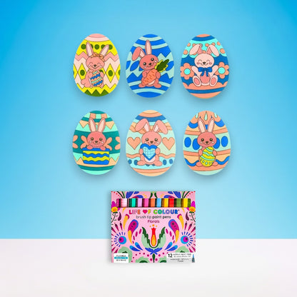 Easter Bunny Coasters Kit - Set of 6