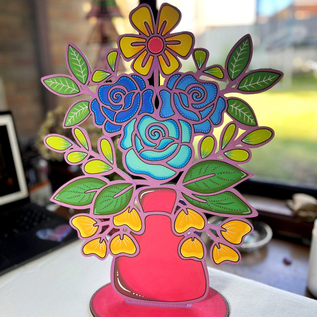 Flowers in Vase Painting Kit - Summer Meadow