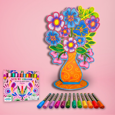 Flowers in Vase Painting Kit - Summer Meadow