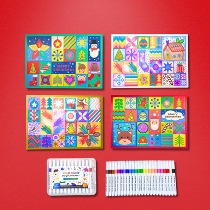 Life of Colour Christmas Placemats - Set of 4