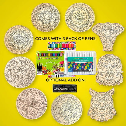 Life of Colour Ultimate Experience Painting Bundle - Bundle of 9