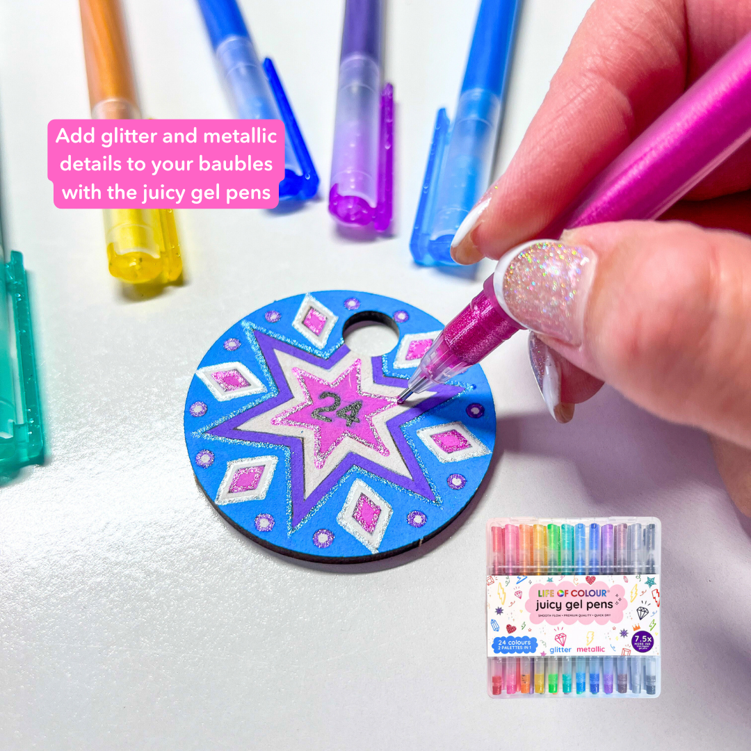 Life of Colour Christmas Baubles Kit