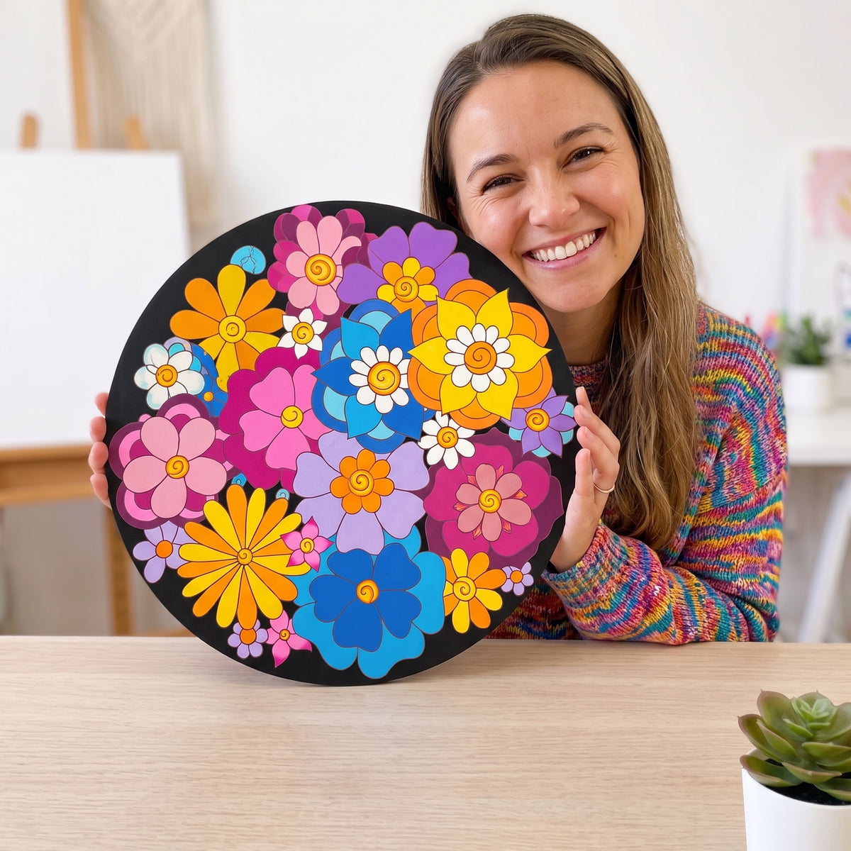 Flower Painting Kit - Happy Garden