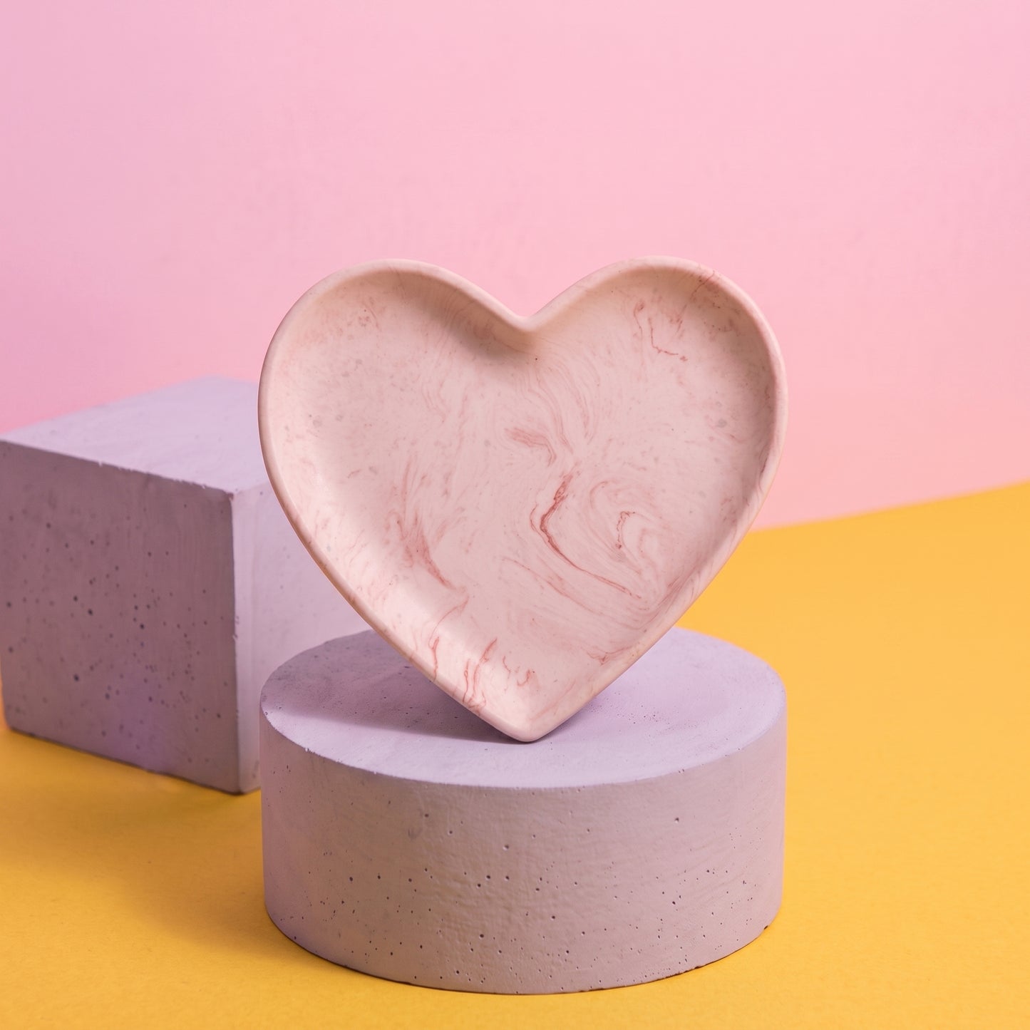 Jesmonite x Life of Colour Creative Kit - Heart Trinket Dish