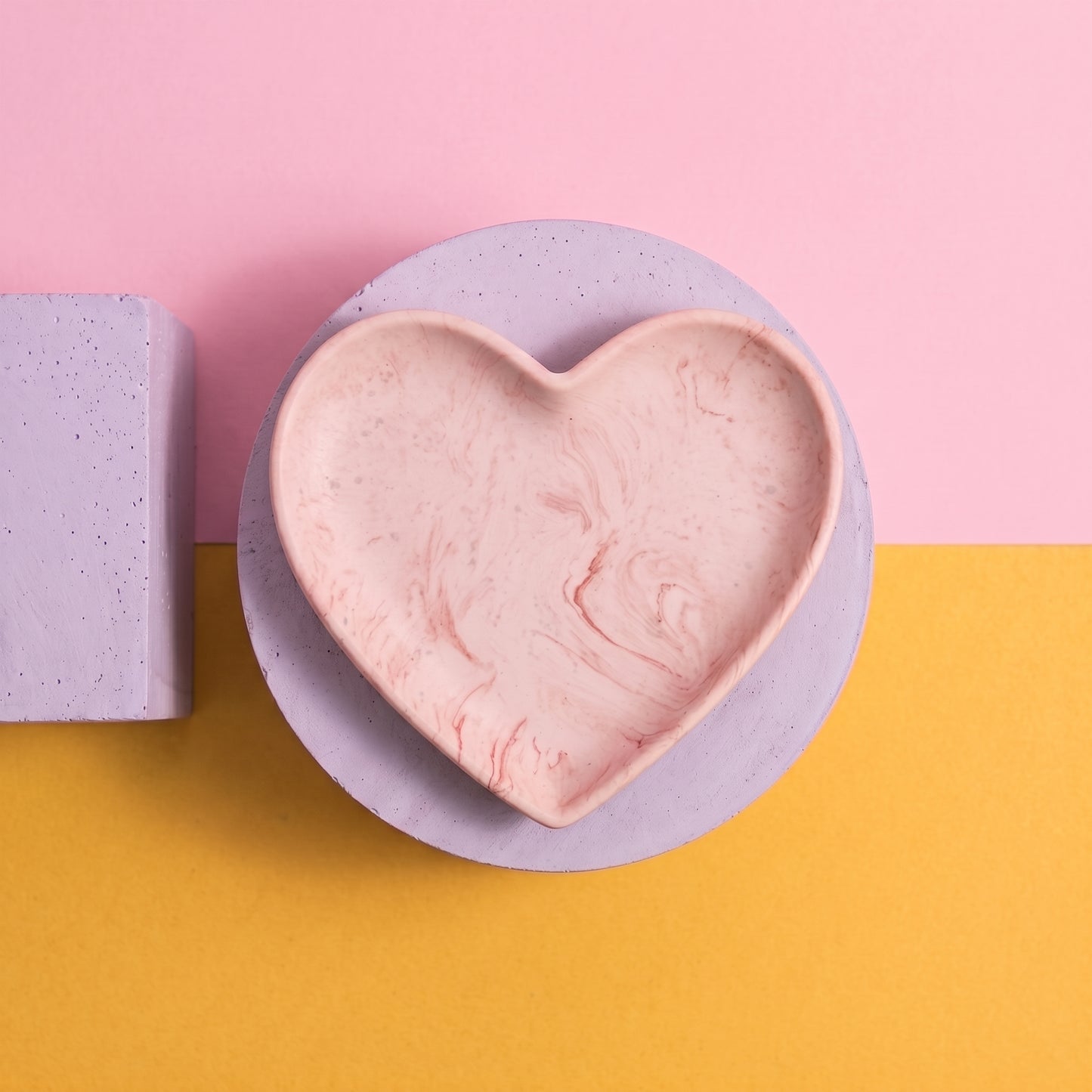 Jesmonite x Life of Colour Creative Kit - Heart Trinket Dish