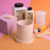 Jesmonite x Life of Colour Creative Kit - Pot and Saucer - Image 1