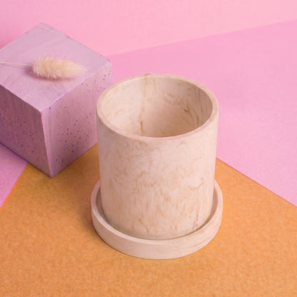 Jesmonite x Life of Colour Creative Kit - Pot and Saucer