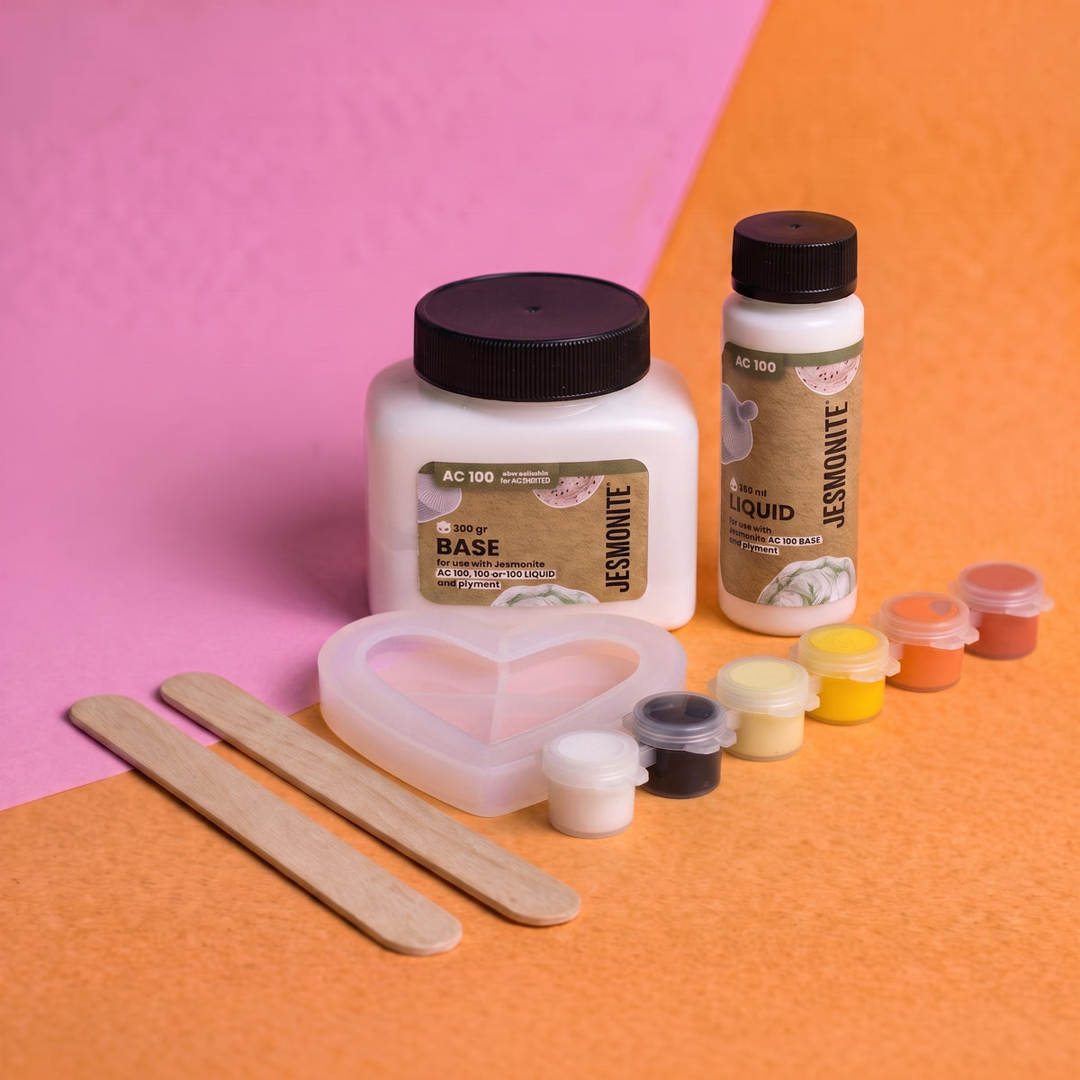Jesmonite x Life of Colour Creative Kit - Heart Trinket Dish