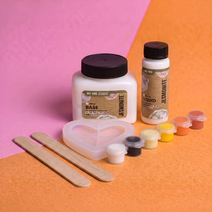 Jesmonite x Life of Colour Creative Kit - Heart Trinket Dish