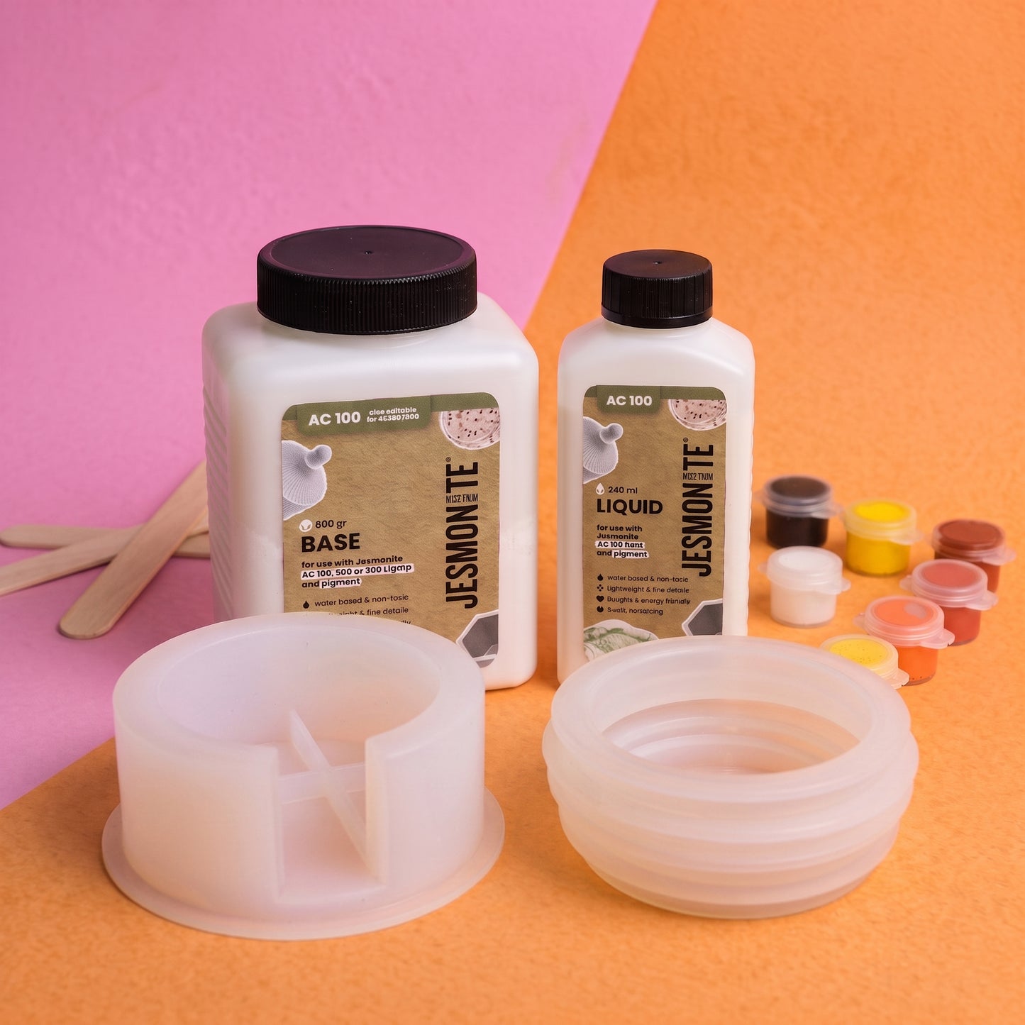 Jesmonite x Life of Colour Creative Kit - Coasters and Holder