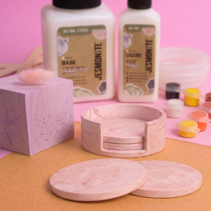 Jesmonite x Life of Colour Creative Kit - Coasters and Holder