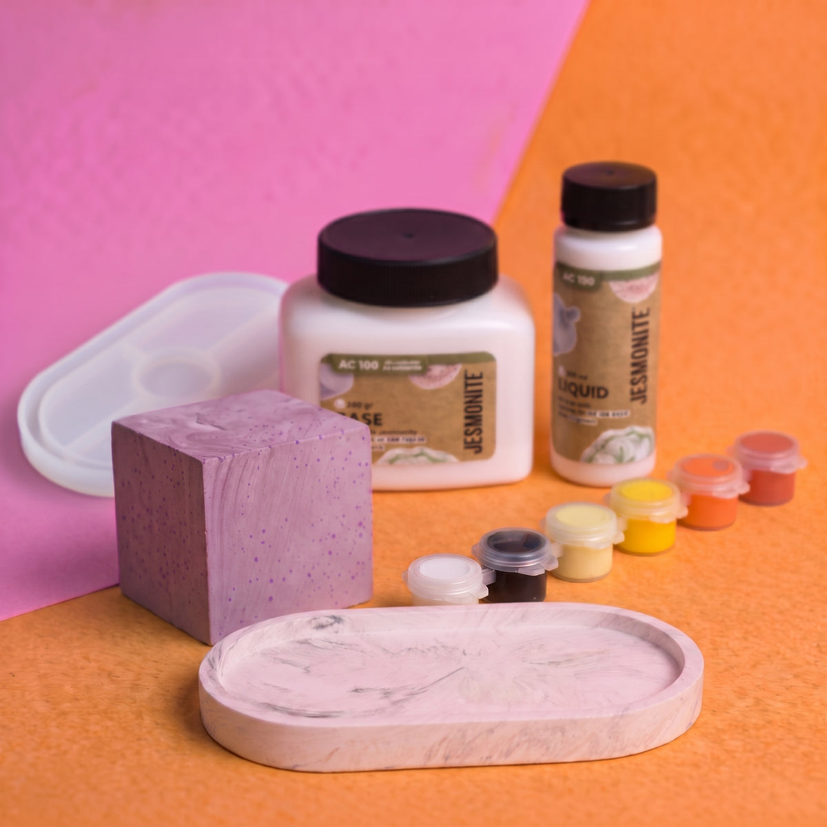 Jesmonite x Life of Colour Creative Kit - Trinket Dish