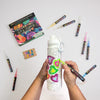 Doodle Drinking Bottle Painting Kit - Heart Design - Image 3