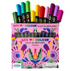 Floral Colours Brush Tip Acrylic Paint Pens - Set of 12 - Image 3