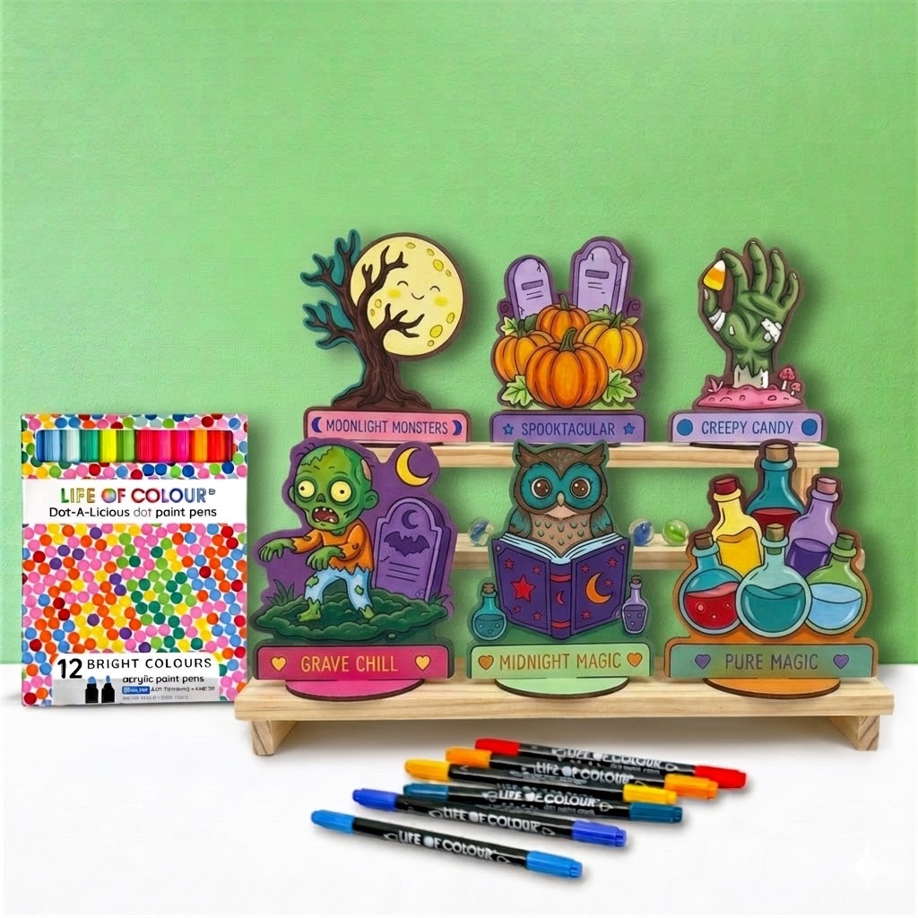 Halloween Mini Figurines Painting Kit