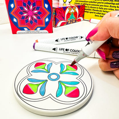 Ceramic Coaster Painting Kit