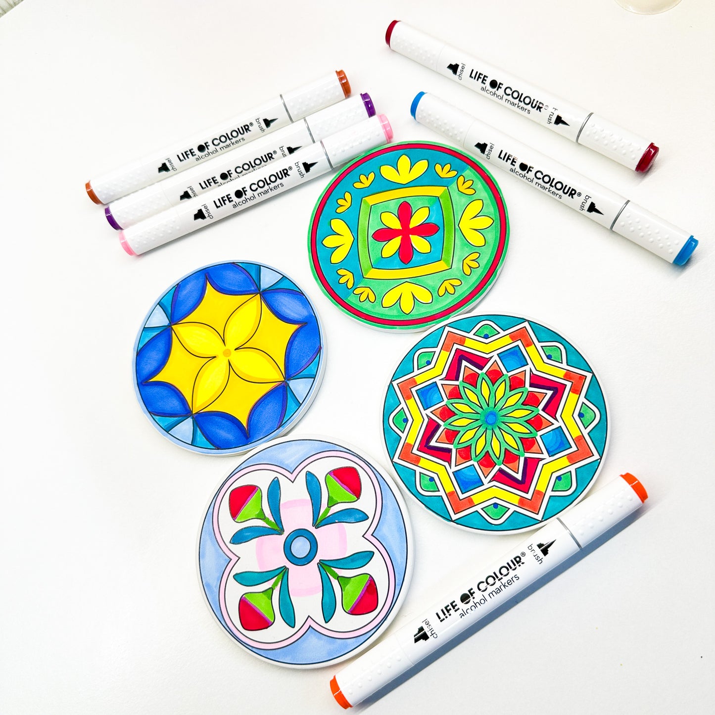 Ceramic Coaster Painting Kit