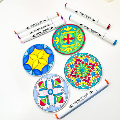 Ceramic Coaster Painting Kit