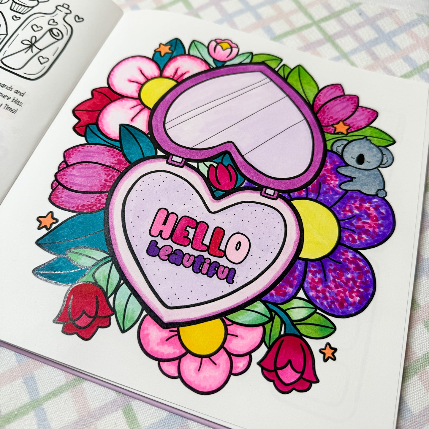Cute and Cosy Combo - Colouring Book and stickers bundle