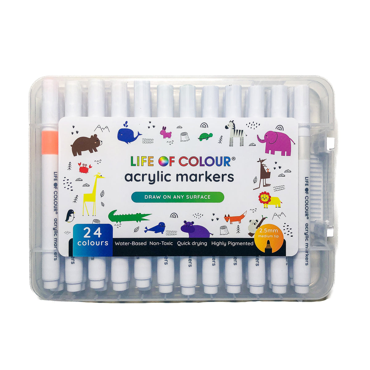 Acrylic Markers - Set of 24