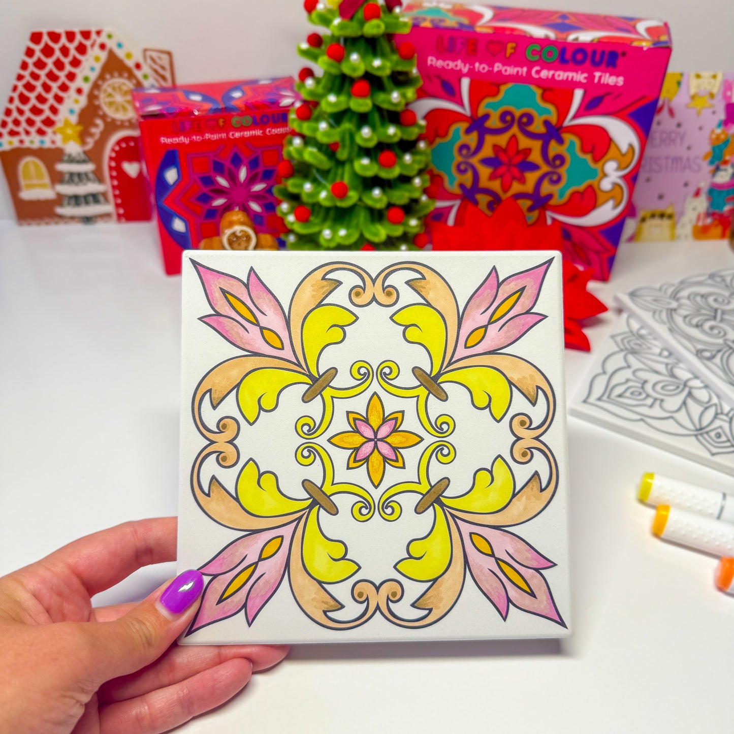 Ceramic Tile Painting Kit