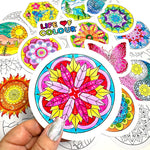 Mandala Colour-In Sticker Pack
