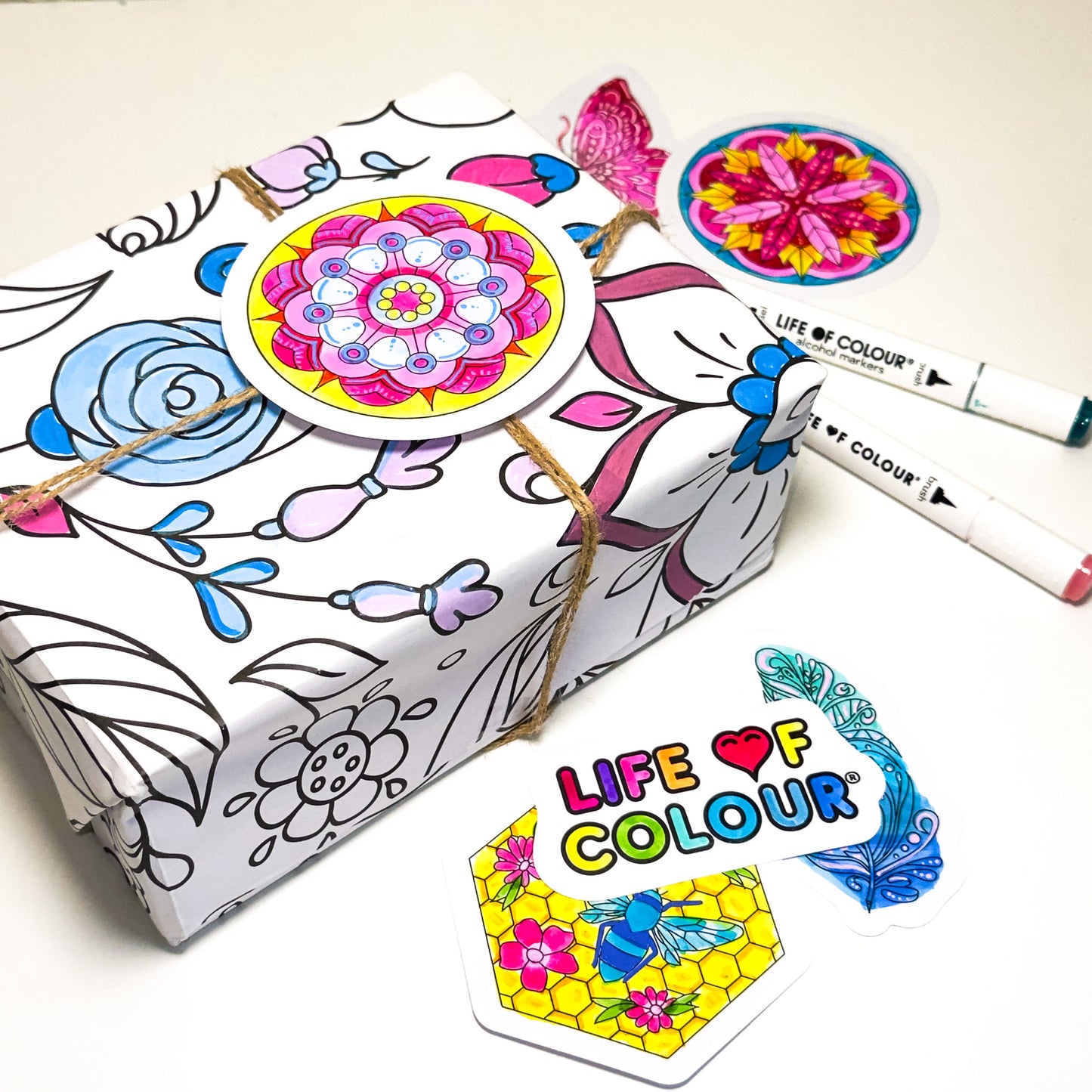 Mandala Colour-In Sticker Pack