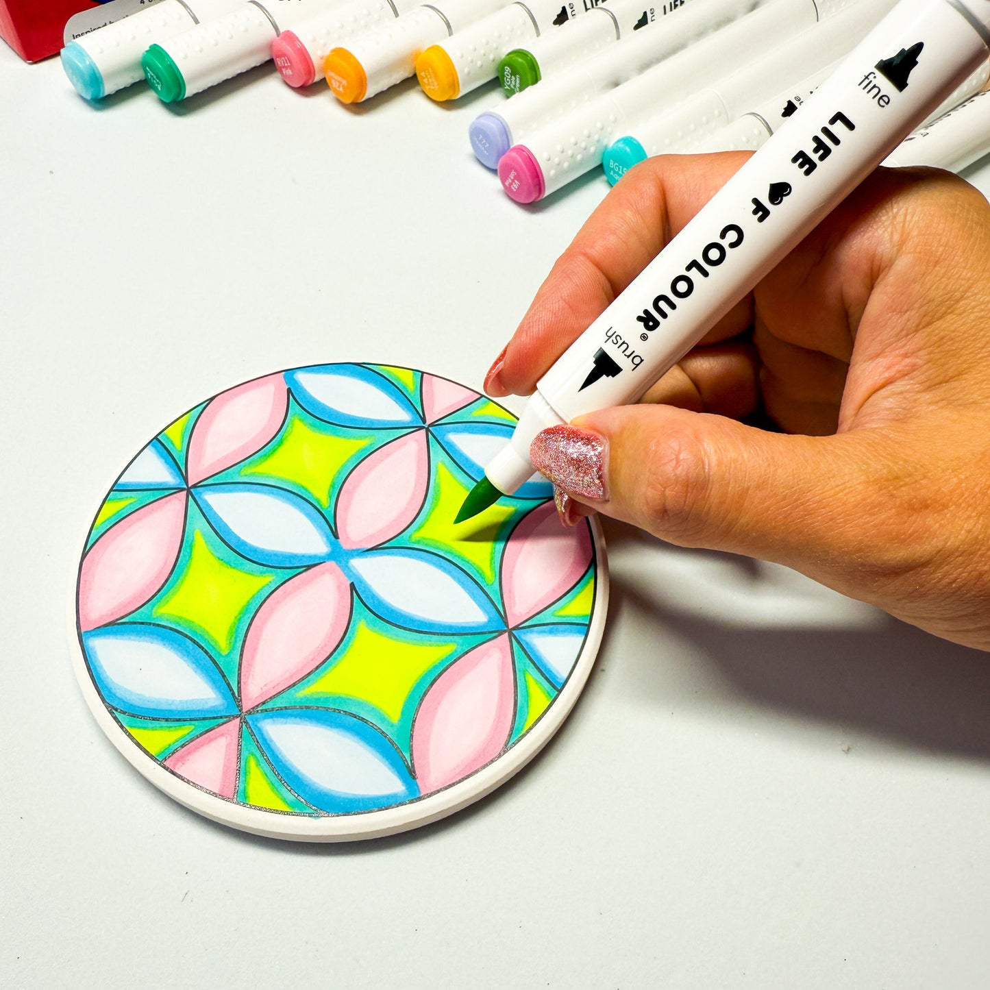 Ceramic Coaster Painting Kit