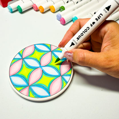 Ceramic Coaster Painting Kit