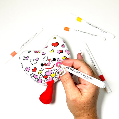 DIY Doodle Cubs - Lovebug the Heart