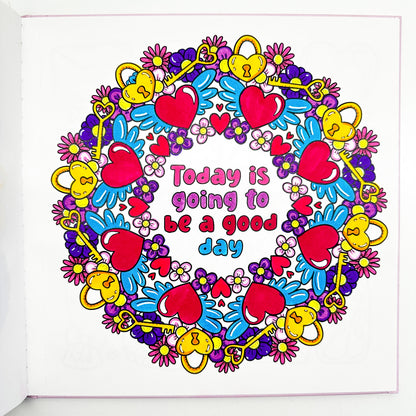 Cute and Cosy Combo - Colouring Book and stickers bundle