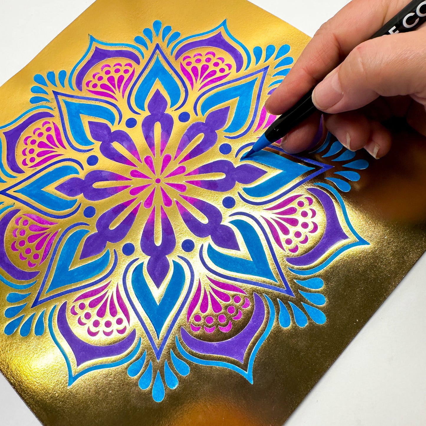 Mega Gold Foil Colouring Book Bundle