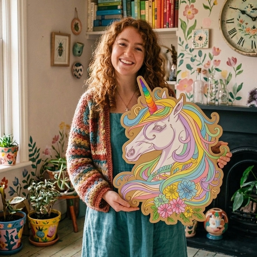 Mythical Painting Kit  - Dragon, Unicorn and Fairy