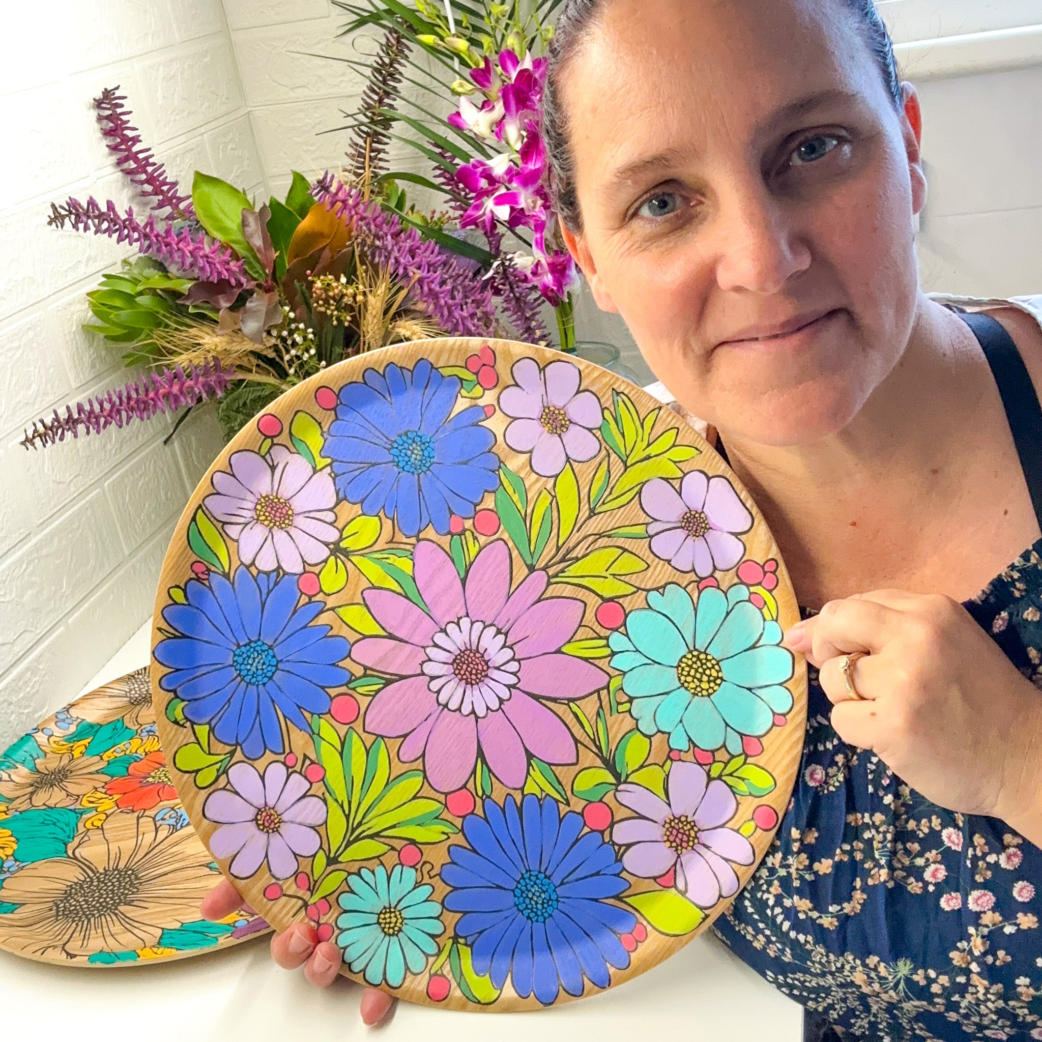 DIY Wooden Tray Kit - Daisies – Life of Colour