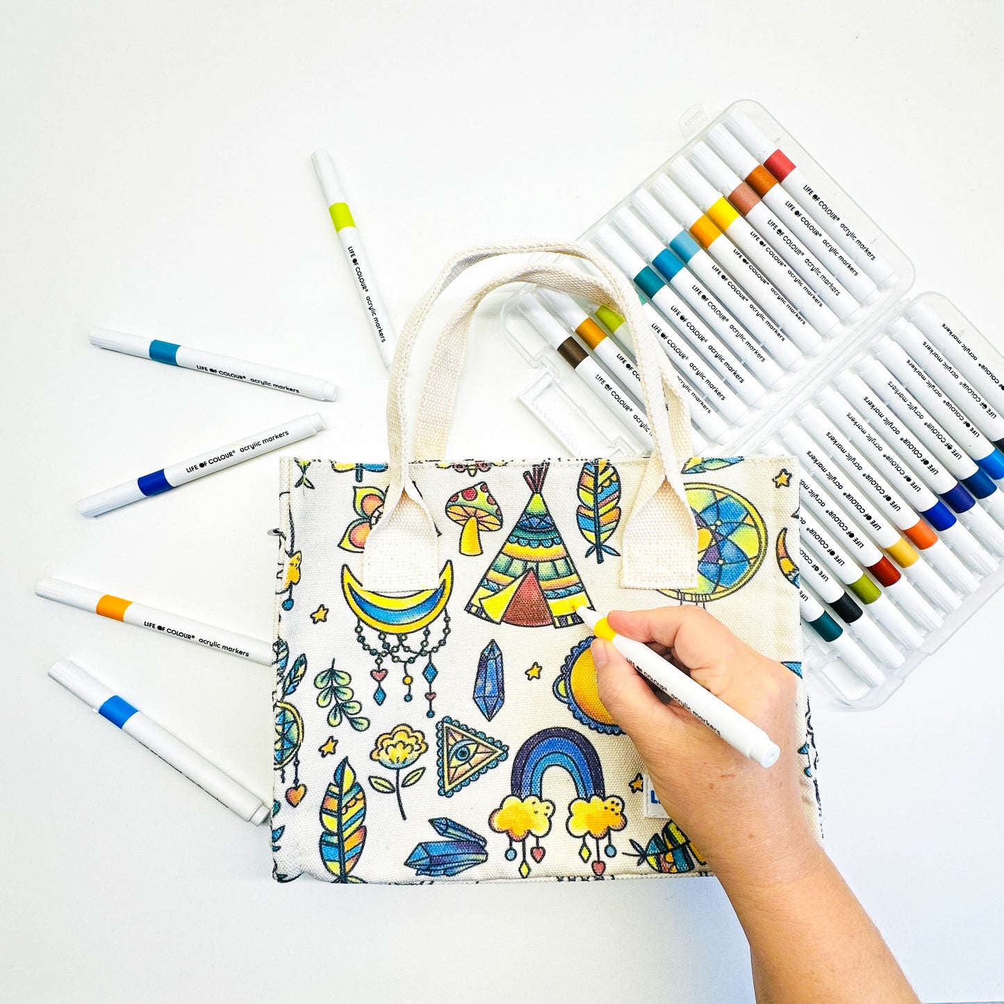 The Creative Tote Bag - Boho design