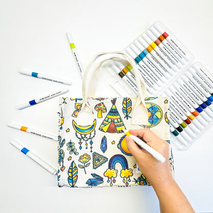 The Creative Tote Bag - Boho design