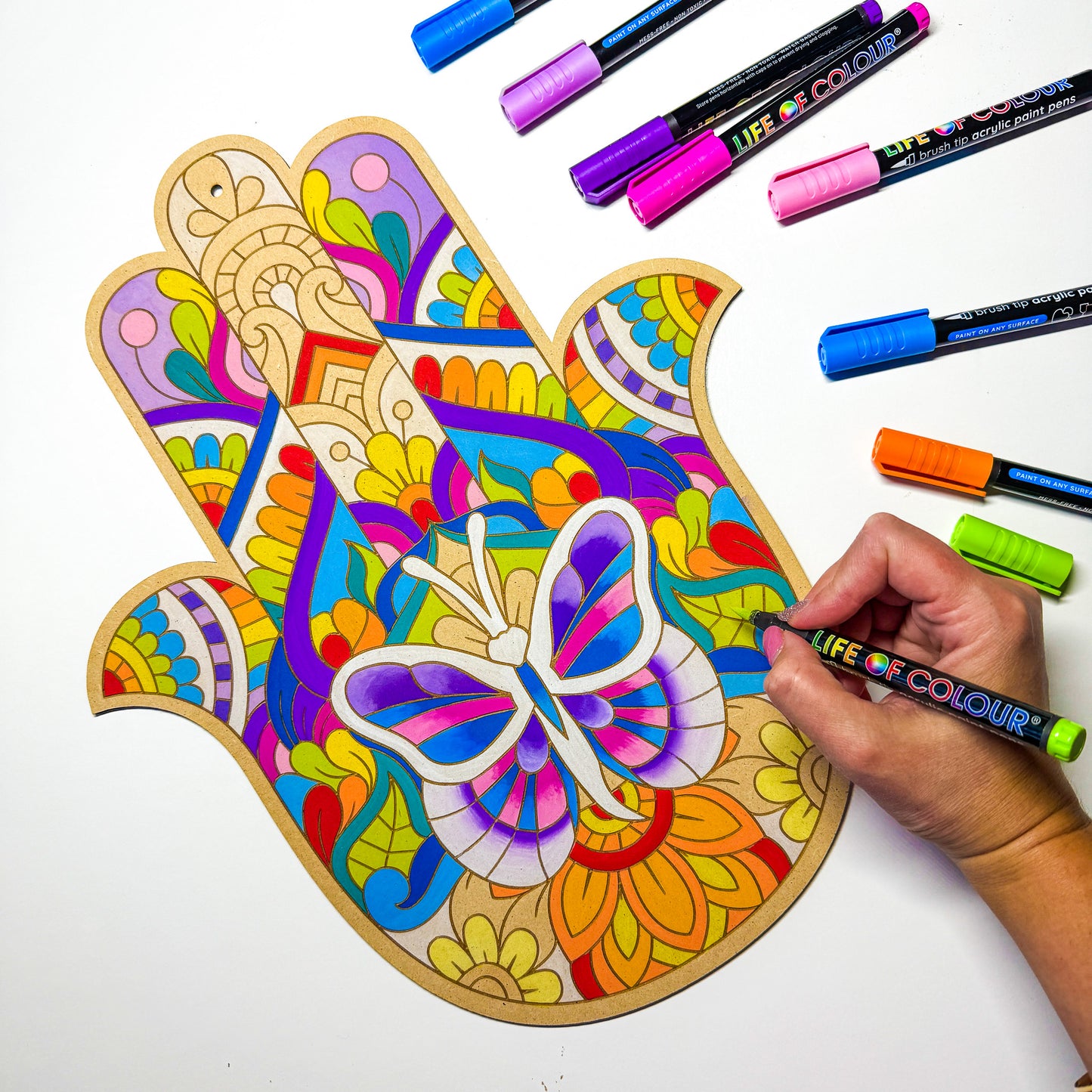 Hamsa Butterfly Painting Kit