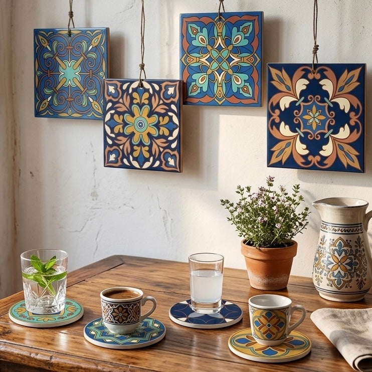 Ceramic Coaster Painting Kit