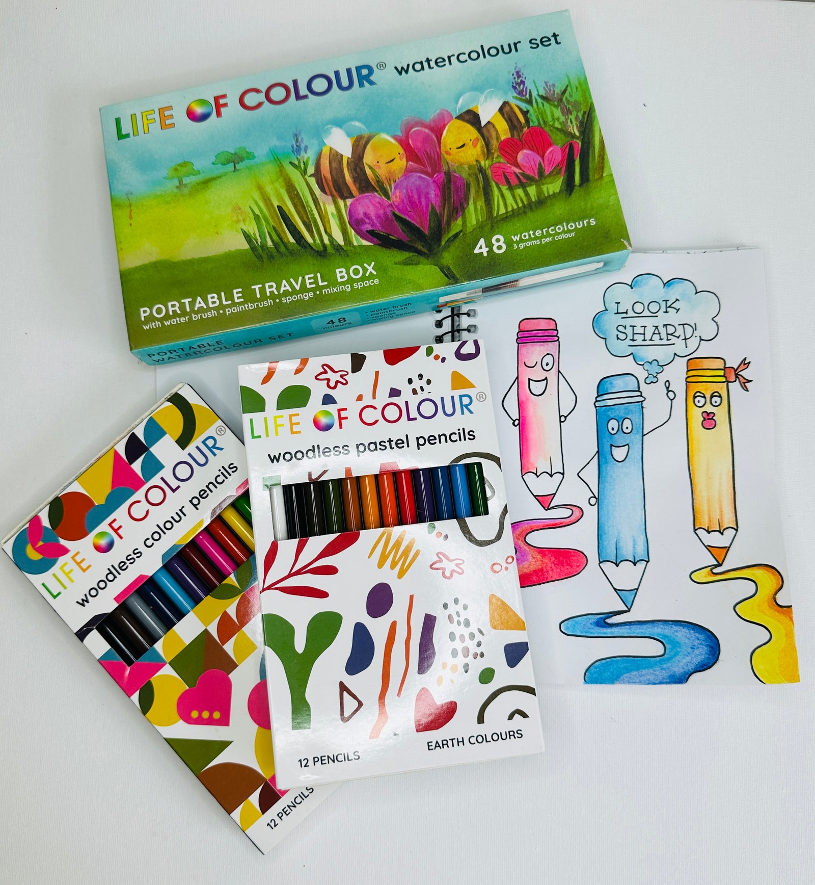 Life of Colour Mandala Painting Kit - Botanica (Wildflowers)