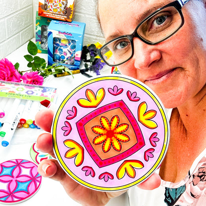 Ceramic Coaster Painting Kit