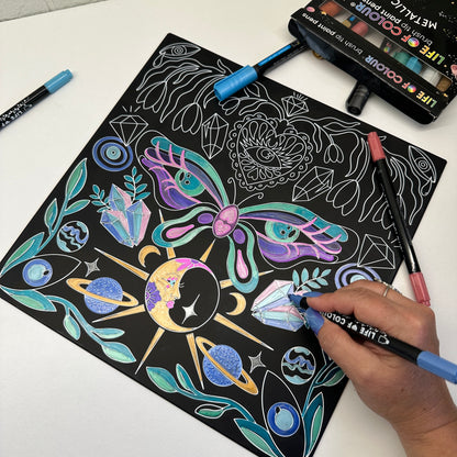 Metal Poster Painting Kit - Mystical