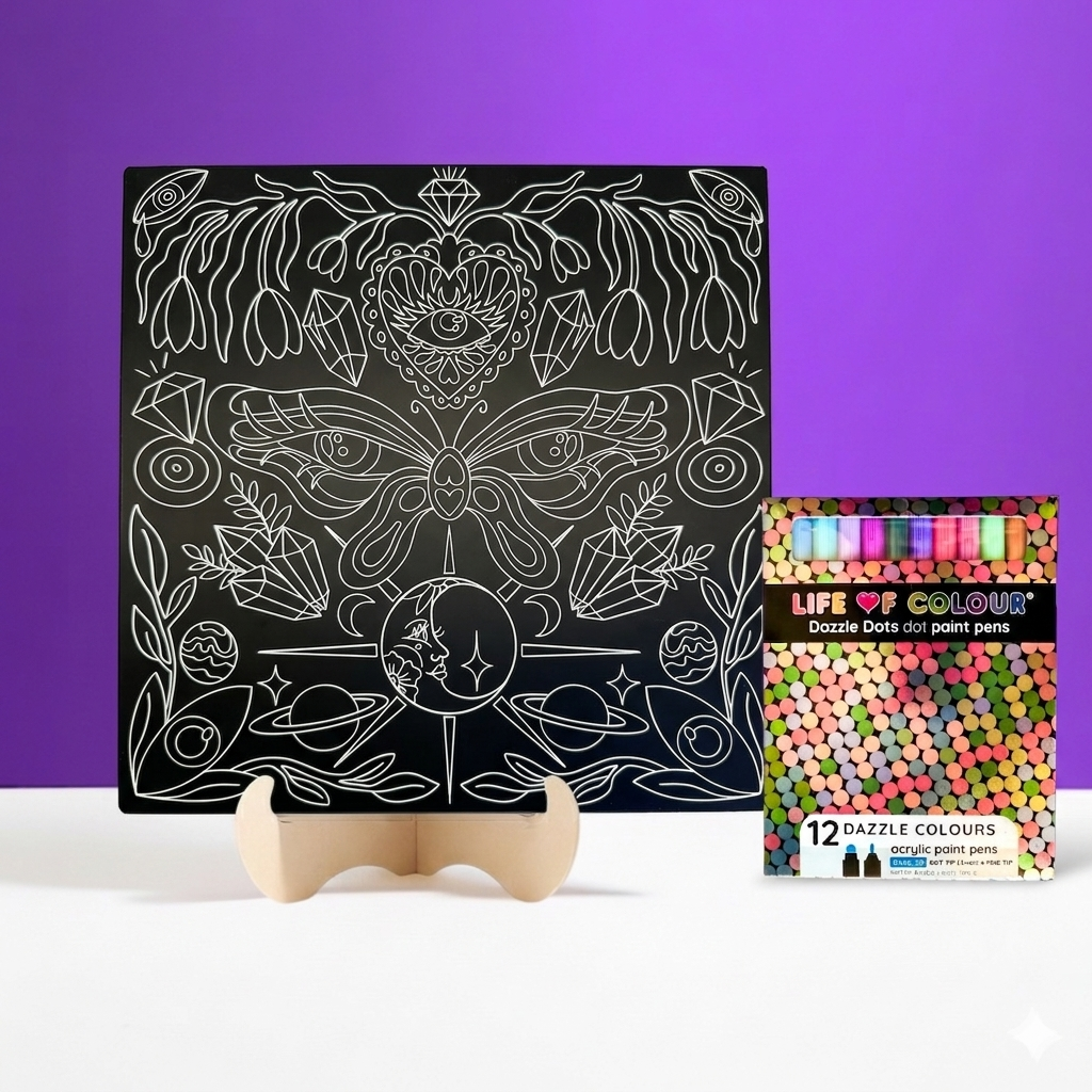 Metal Poster Painting Kit - Mystical